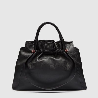 Bloom Tote Bag - Black Rose Gold