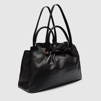 Bloom Tote Bag - Black Rose Gold