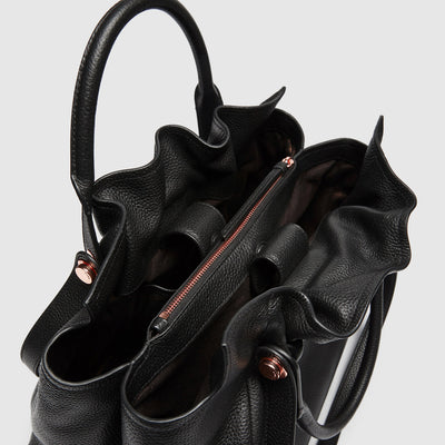 Bloom Tote Bag - Black Rose Gold