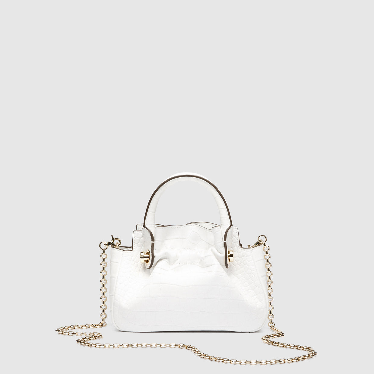 Bloom Micro Tote Bag - White