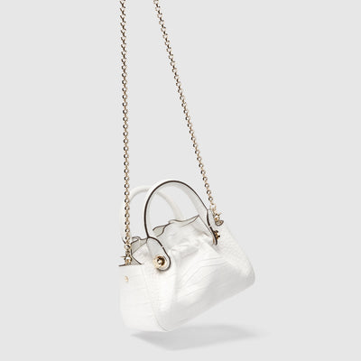 Bloom Micro Tote Bag - White