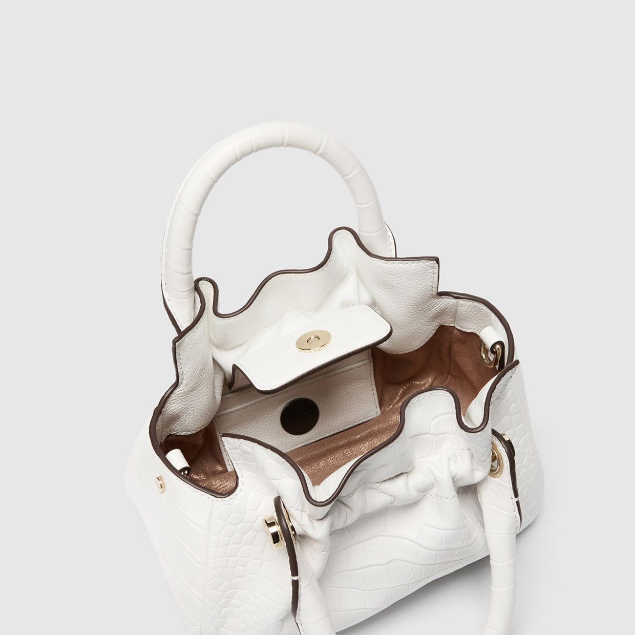 Bloom Micro Tote Bag - White