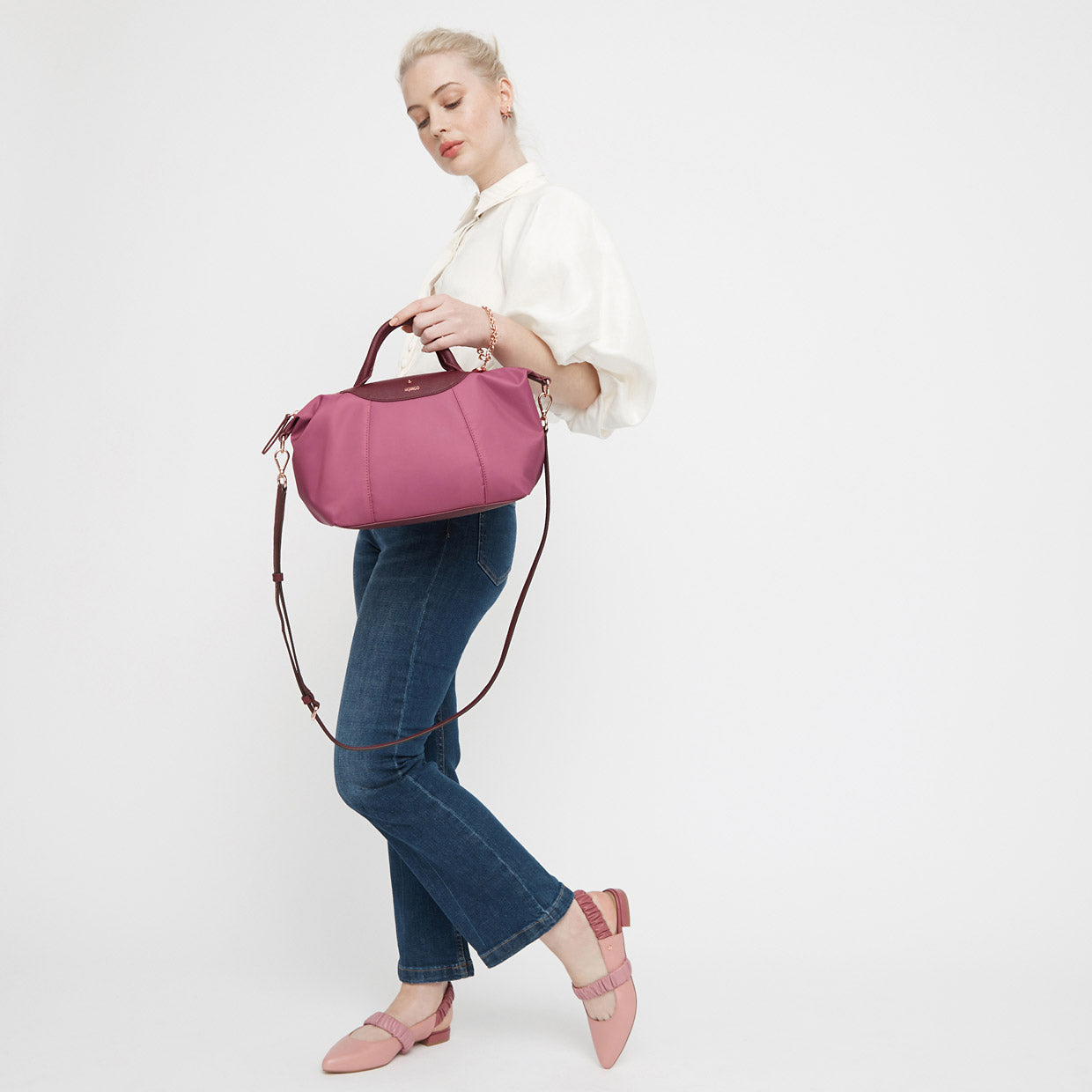 vista mini tote bag - Antique Pink