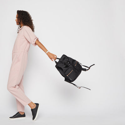 Super-Cycle Backpack - Black Rose Gold