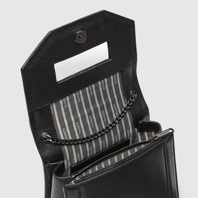 majesty evening bag - Black Gunmetal