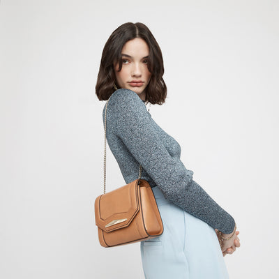 majesty evening bag - Caramel