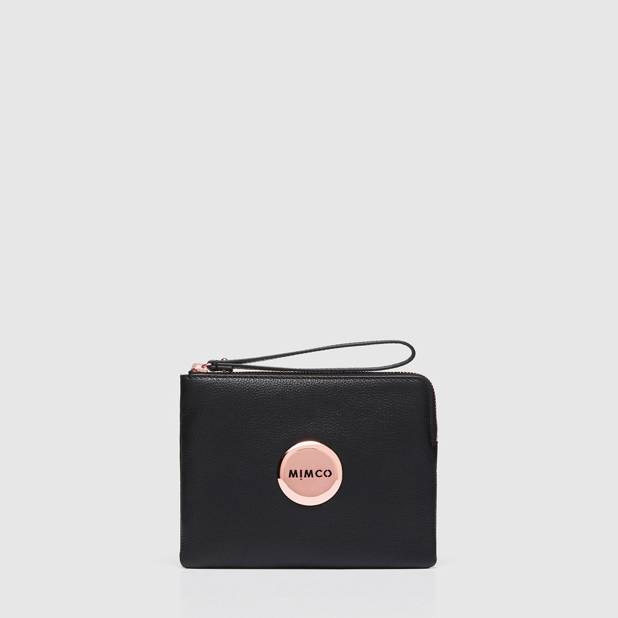 Mim Medium Pouch - Black Rose Gold