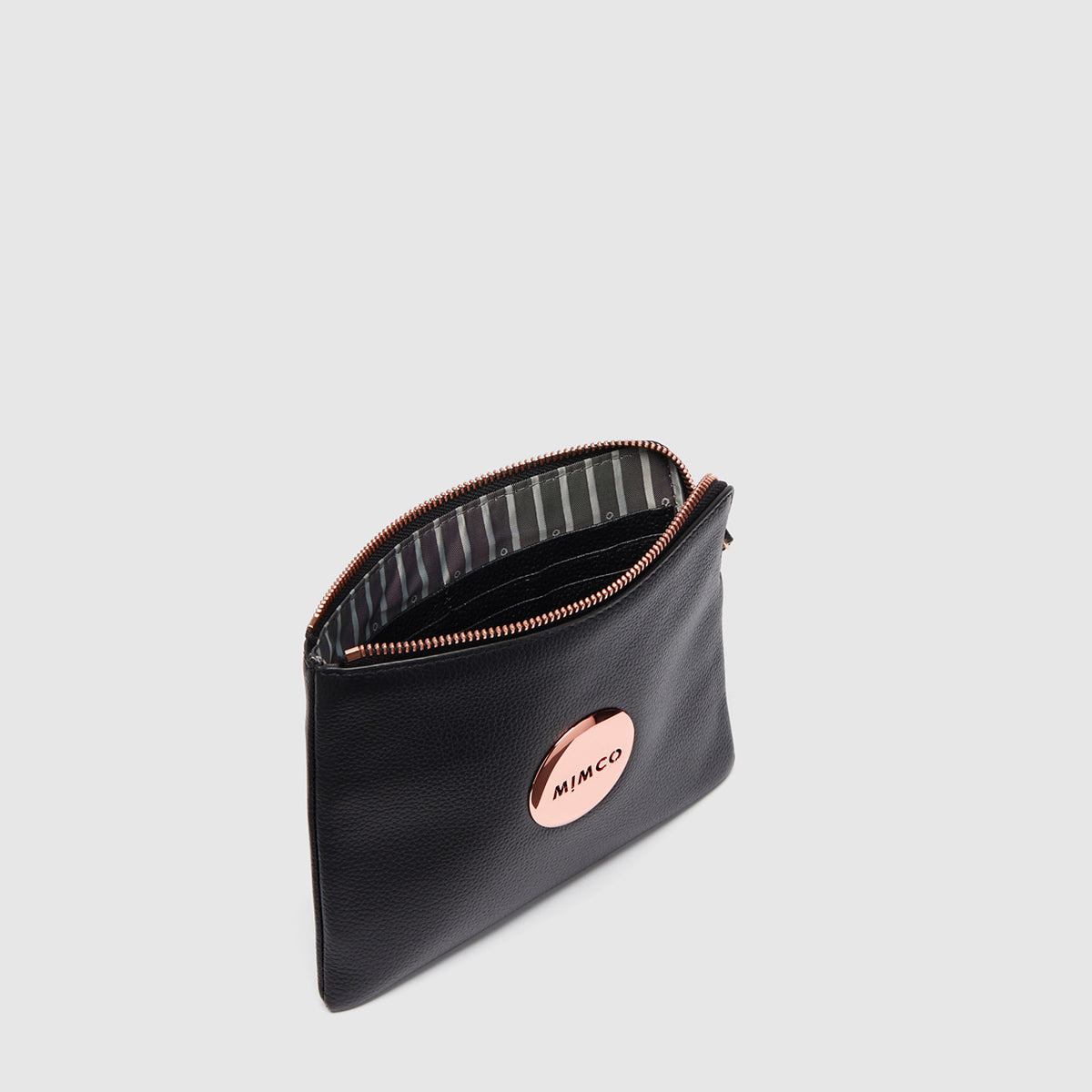 Mim Medium Pouch - Black Rose Gold