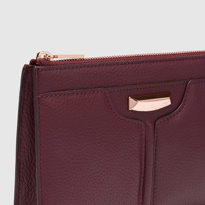 everly medium pouch - Bordeaux