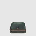 vista brush small cosmetic case - Tarragon