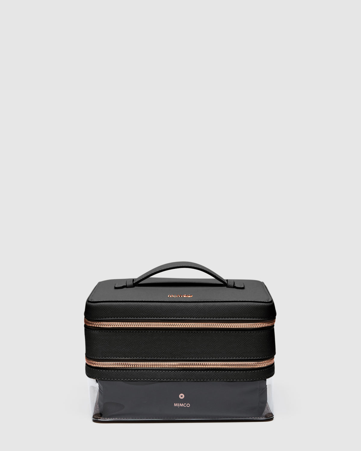 Classico Large Cosmetic Bag - Black Rose Gold