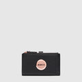 mim duo large wallet - Black Rose Gold