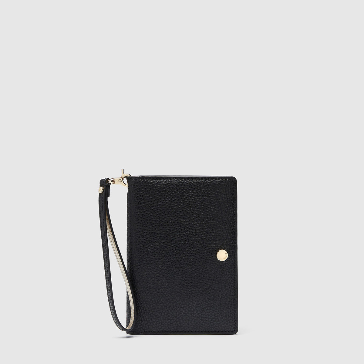 Electro Passport Holder - Black Light Gold