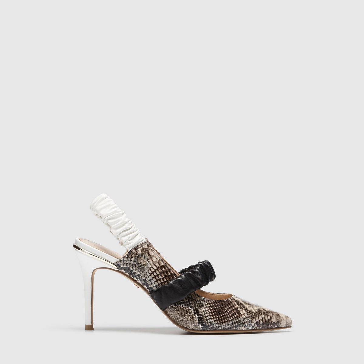 vivid pump heels - Snake Print