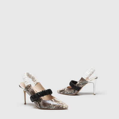 vivid pump heels - Snake Print