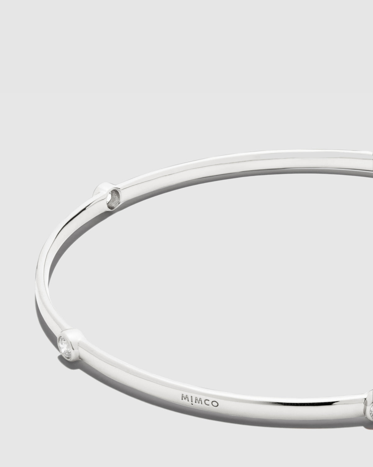rotate sterling silver bangle - Silver