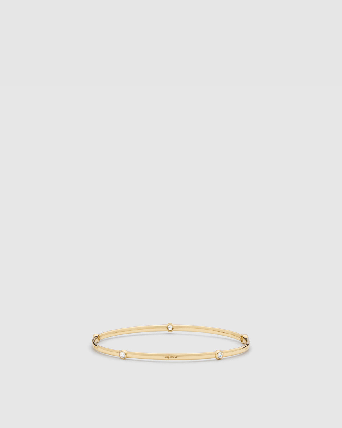 rotate sterling silver bangle - Gold