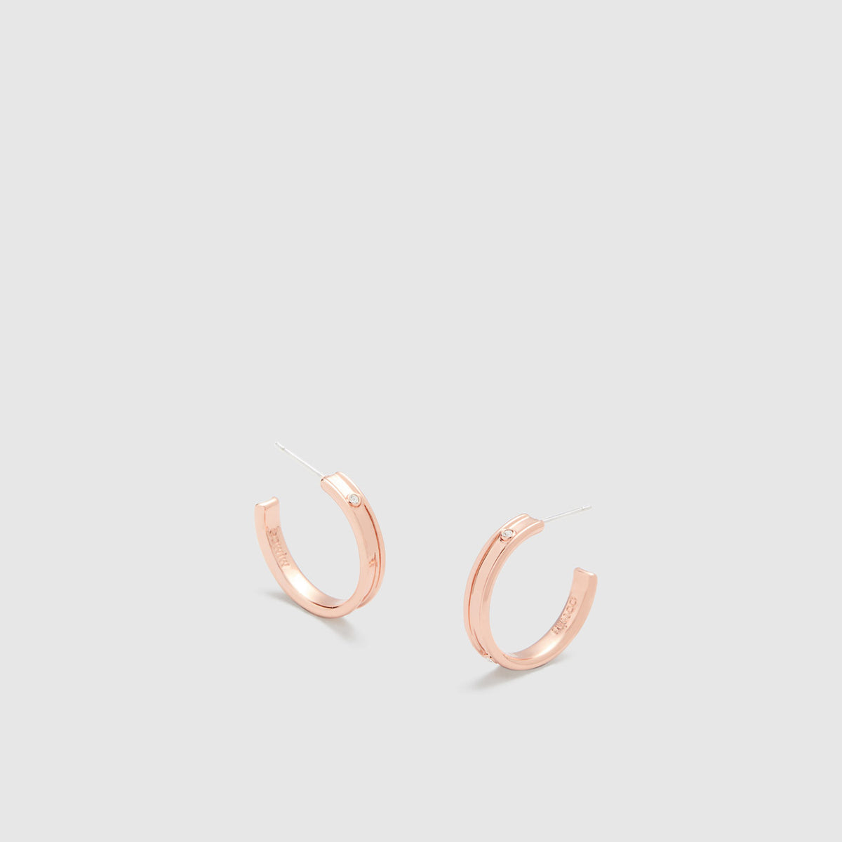 mim-mazing hoop earrings - Rose Gold