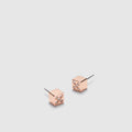 Supercube Stud Earrings - Rose Gold