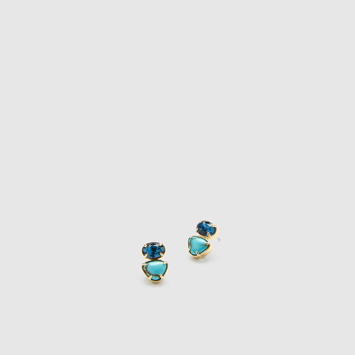 orchestra stud earrings - Cyber Blue