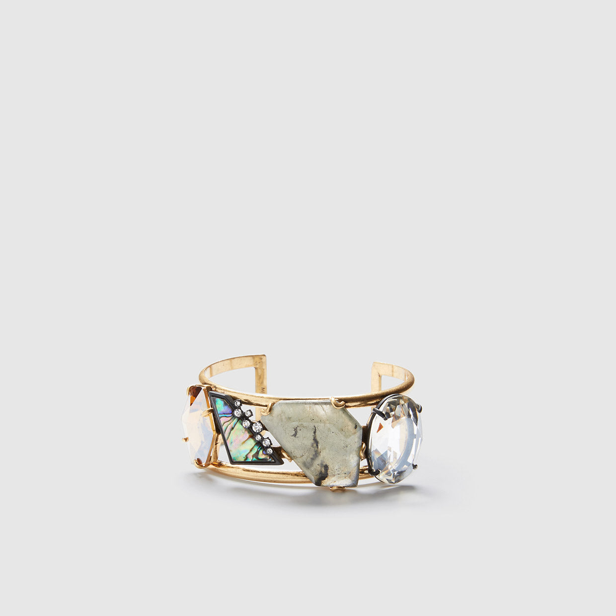 vivid statement cuff bracelet - Multicolour