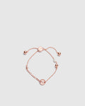 Mim-Charmed Wrist Bracelet - Rose Gold