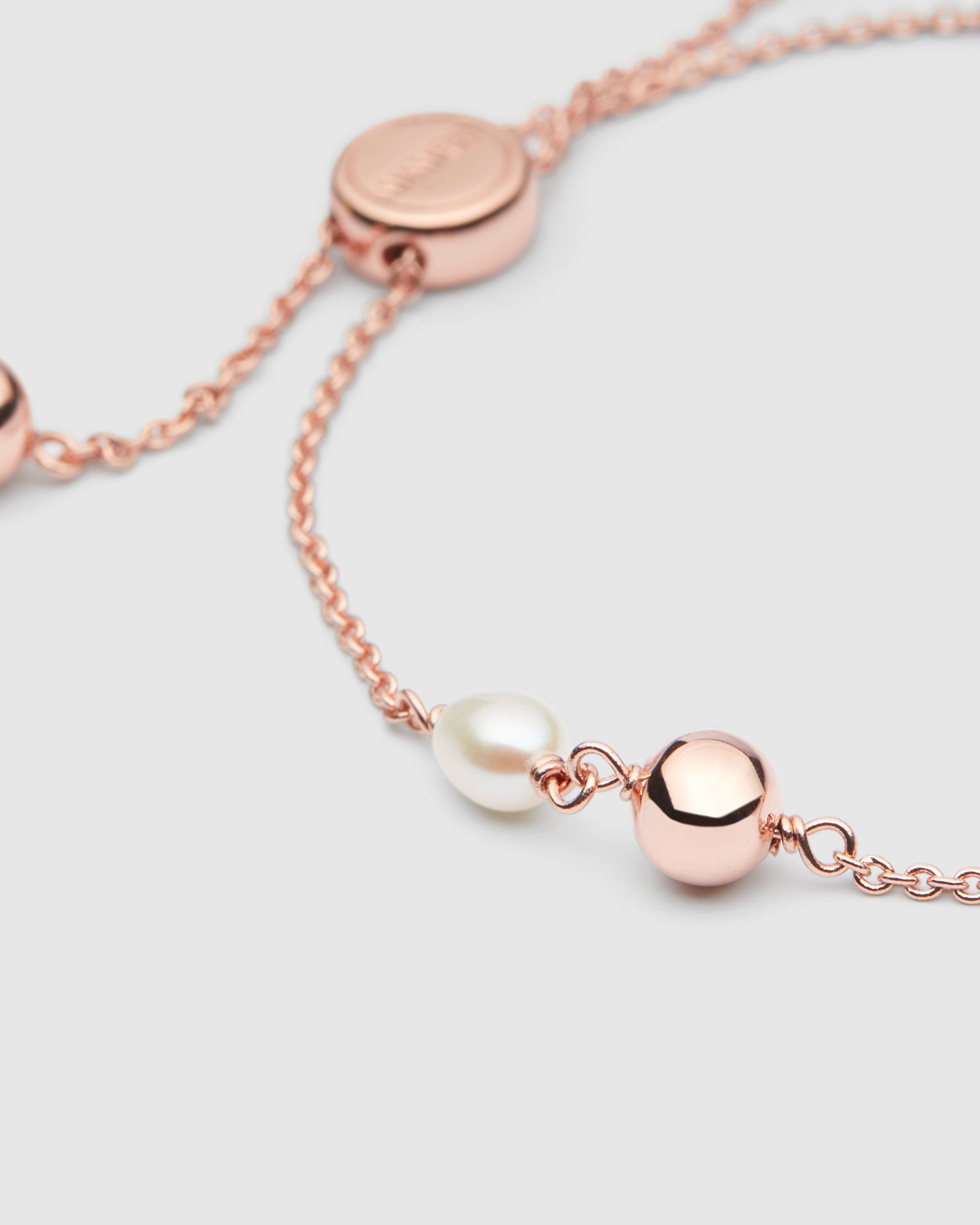 Mim-Charmed Wrist Bracelet - Rose Gold