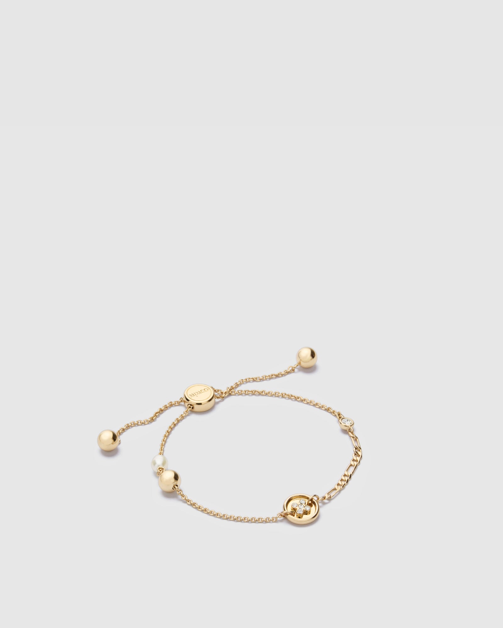 Mim-Charmed Wrist Bracelet - Gold