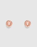 Buoy Stud Earrings - Rose Gold