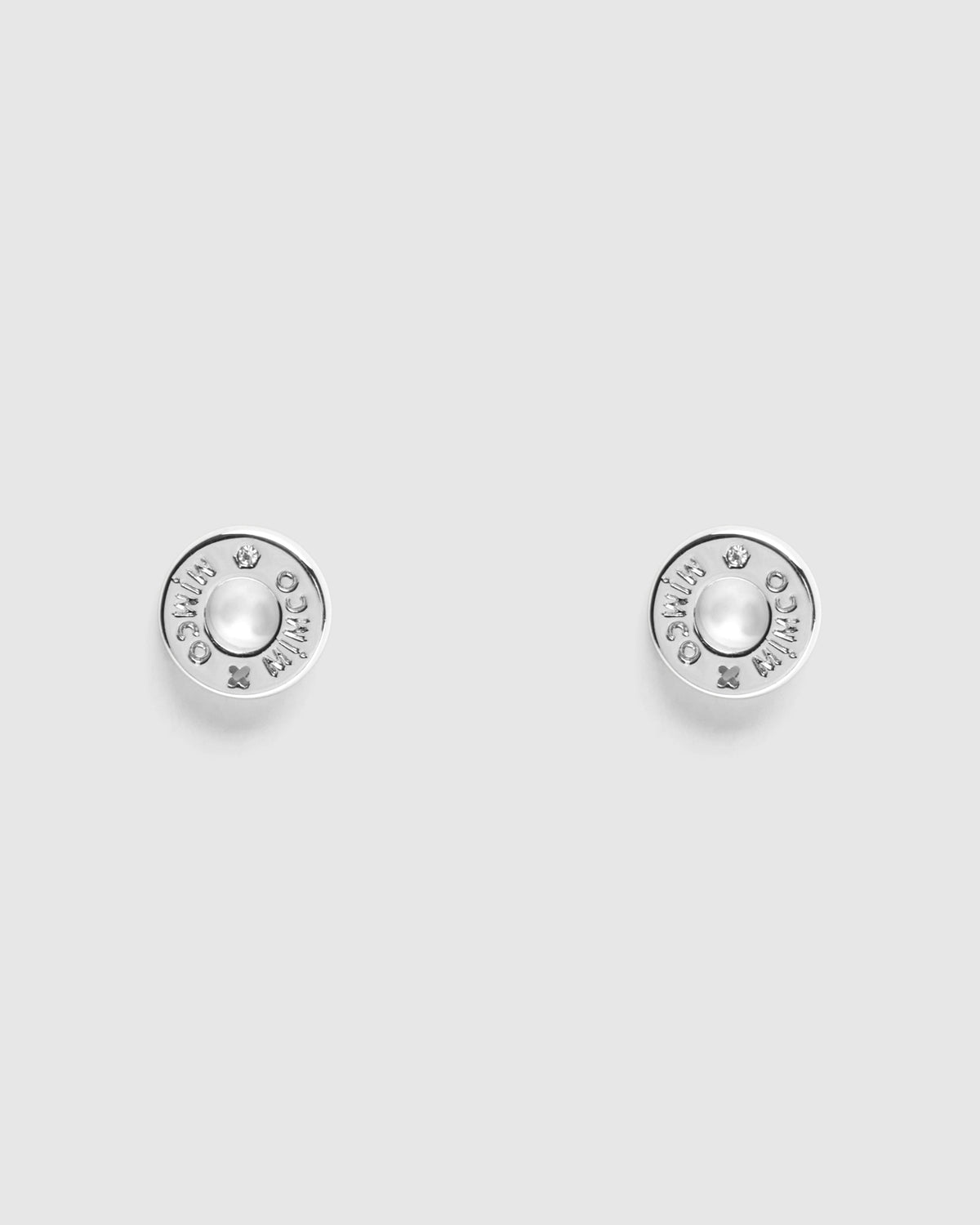 Buoy Stud Earrings - Silver
