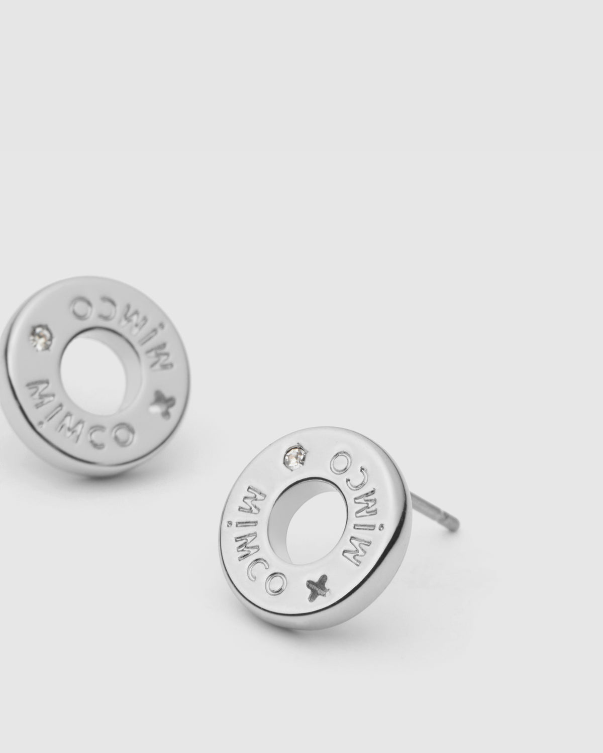 Buoy Stud Earrings - Silver