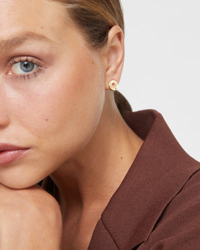Buoy Stud Earrings - Gold