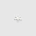 aerial stud earring - Silver
