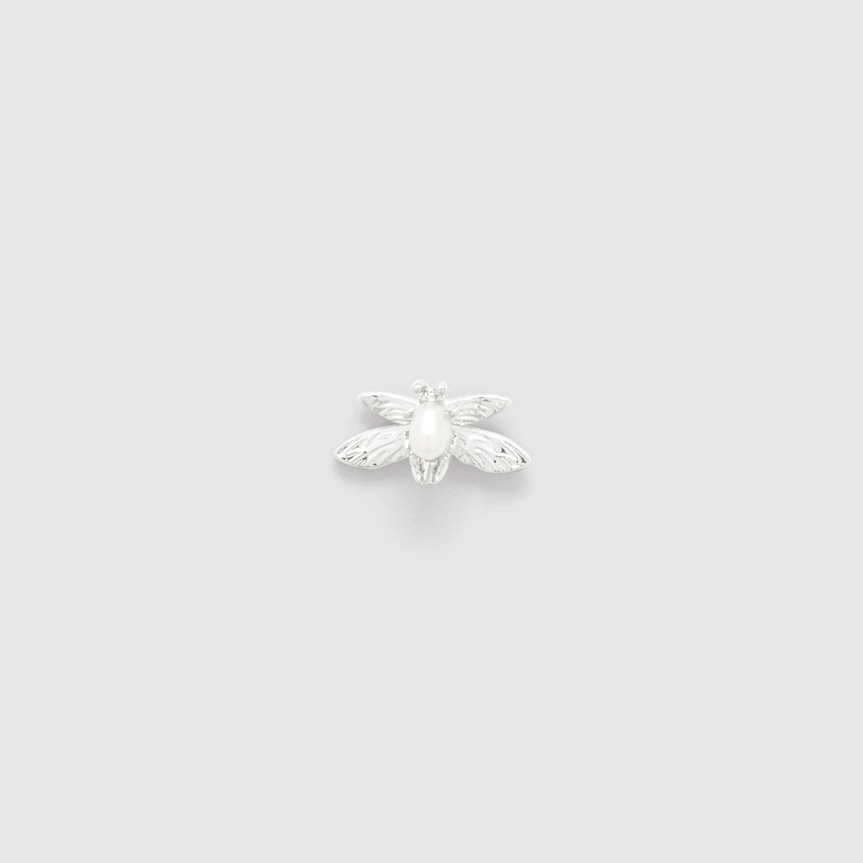aerial stud earring - Silver