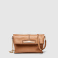majesty clutch bag - Caramel