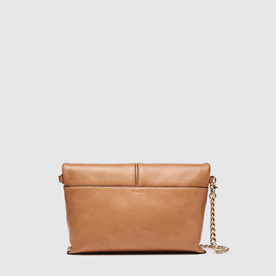 majesty clutch bag - Caramel