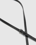 Link Crossbody Bag Strap 8mm - Black Gunmetal