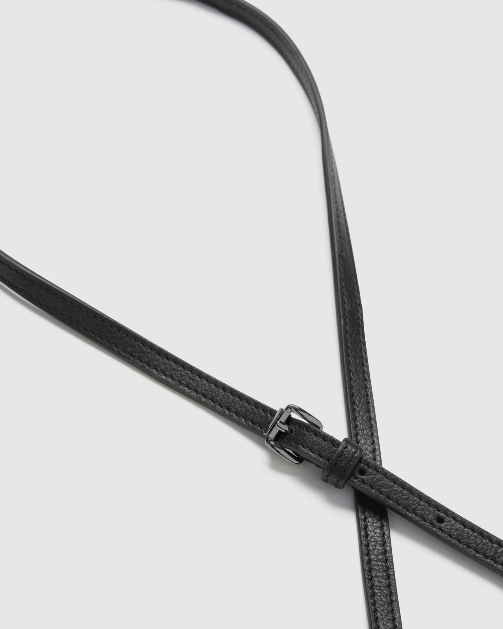 Link Crossbody Bag Strap 8mm - Black Gunmetal