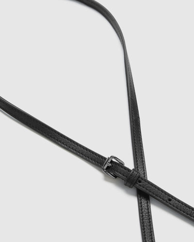 Link Crossbody Bag Strap 8mm - Black Gunmetal
