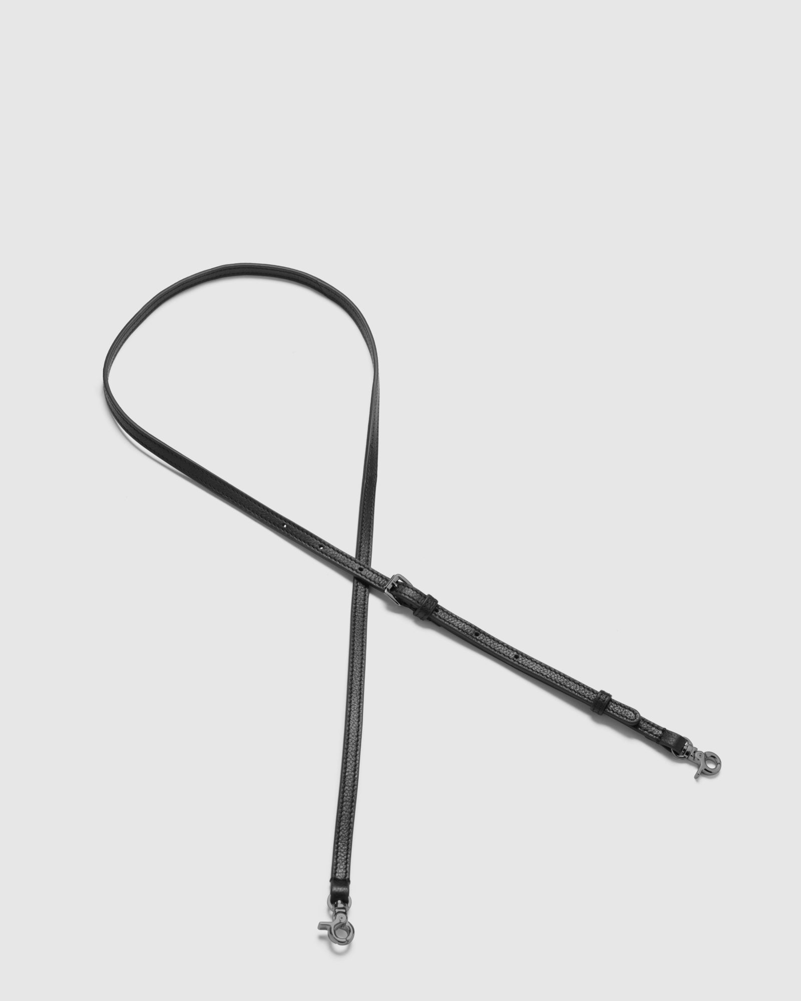 Link Crossbody Bag Strap 8mm - Black Gunmetal