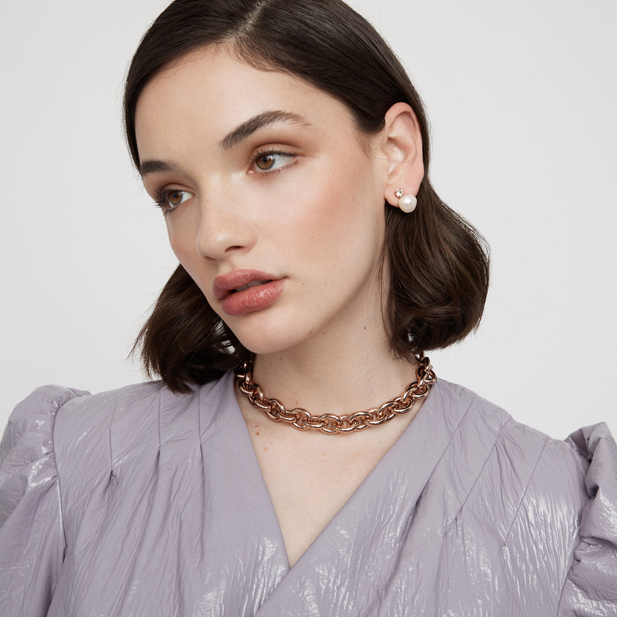 mim-link necklace - Rose Gold