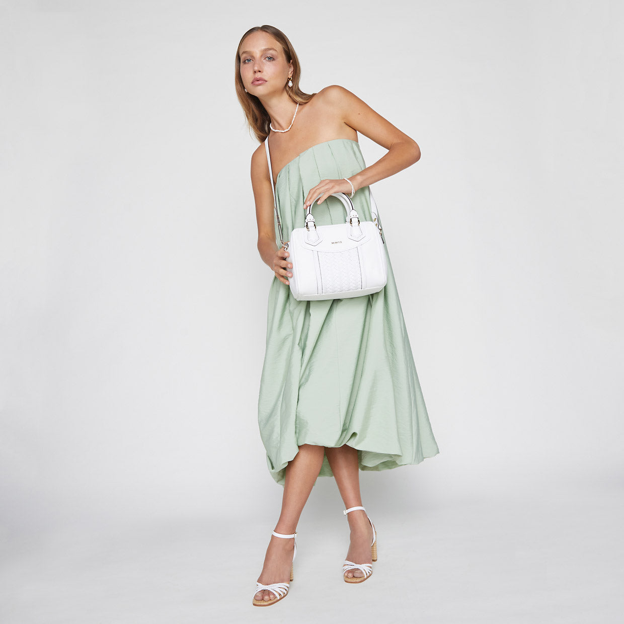 Diversa Bowler Bag - White