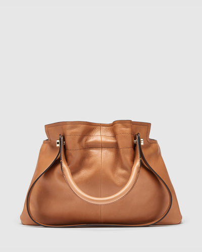 Bloom Mini Tote Bag - Caramel