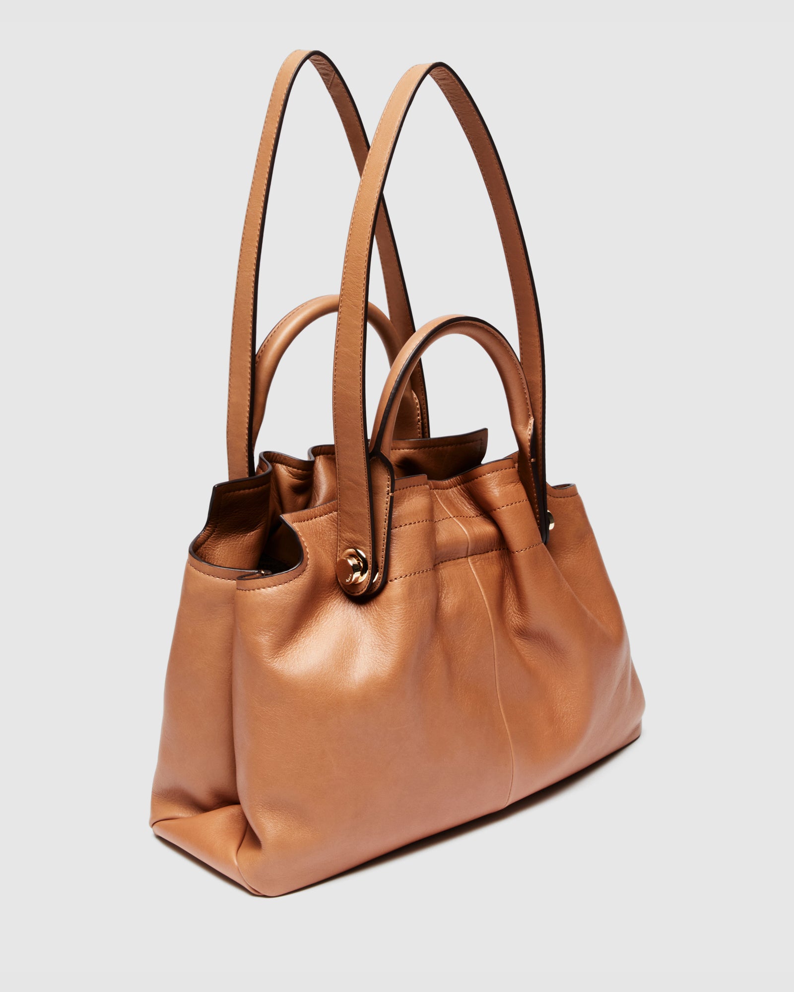 Bloom Mini Tote Bag - Caramel