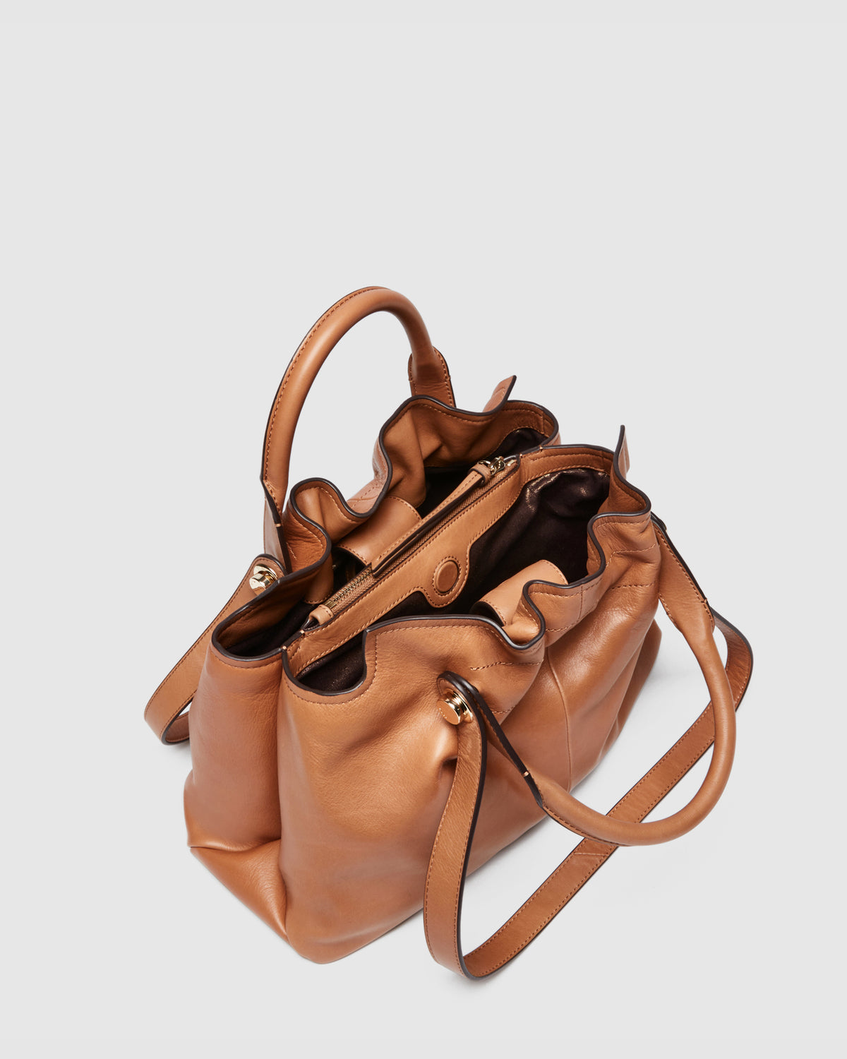 Bloom Mini Tote Bag - Caramel