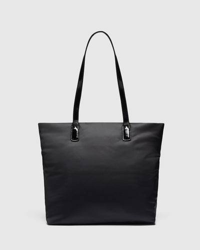 Mim-Mazing North South Tote Bag - Black Rose Gold