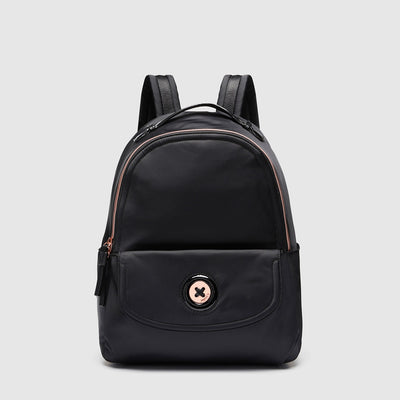 Mim-Mazing Baby Backpack - Black Rose Gold