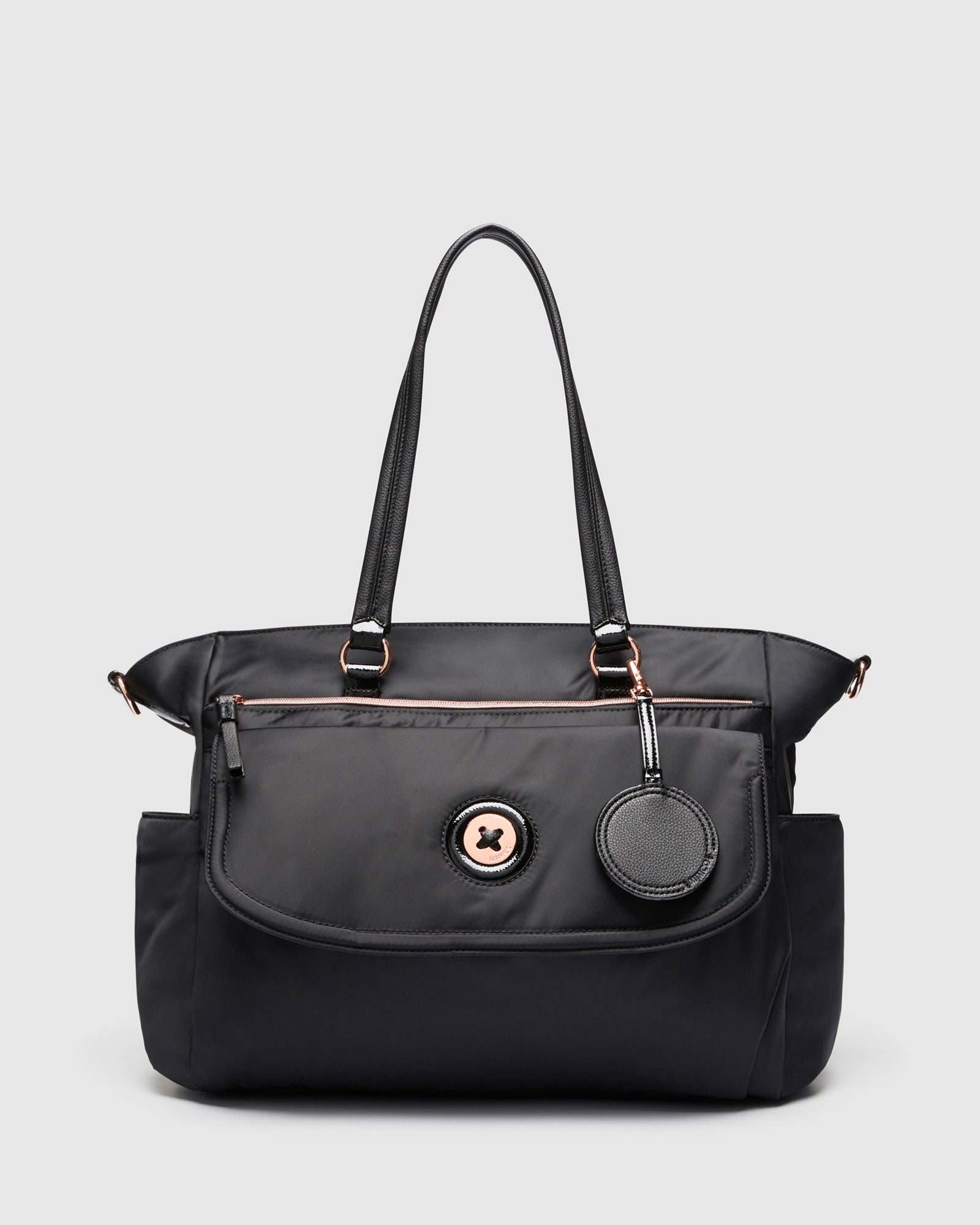 Mim-Mazing Baby Bag - Black Rose Gold