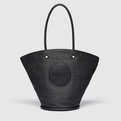 Sultra Basket Tote Bag - Black