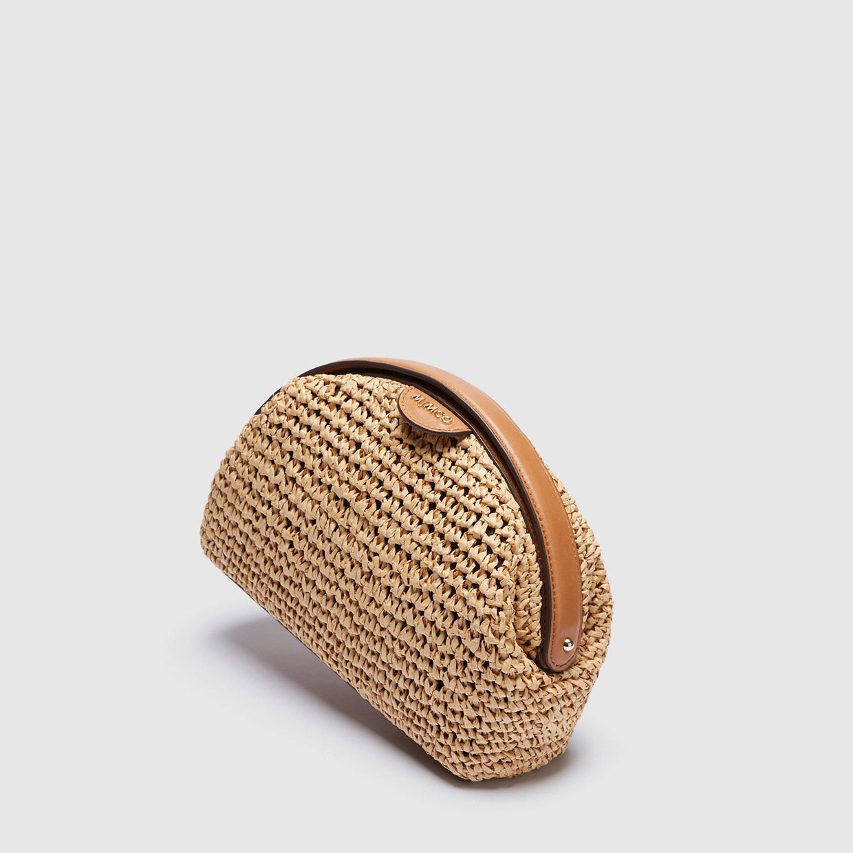 Bloom Clutch Evening Bag - Natural